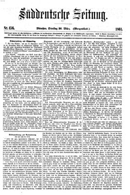 Süddeutsche Zeitung. Morgenblatt (Süddeutsche Zeitung) Dienstag 26. März 1861