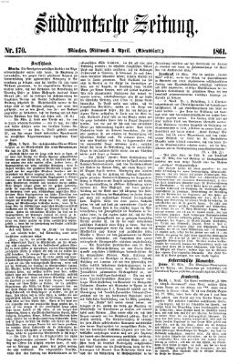 Süddeutsche Zeitung. Morgenblatt (Süddeutsche Zeitung) Mittwoch 3. April 1861