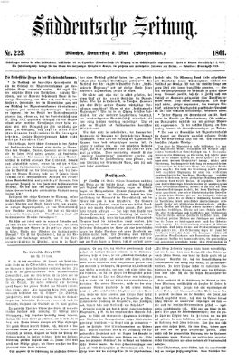 Süddeutsche Zeitung. Morgenblatt (Süddeutsche Zeitung) Donnerstag 2. Mai 1861