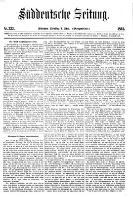 Süddeutsche Zeitung. Morgenblatt (Süddeutsche Zeitung) Dienstag 7. Mai 1861