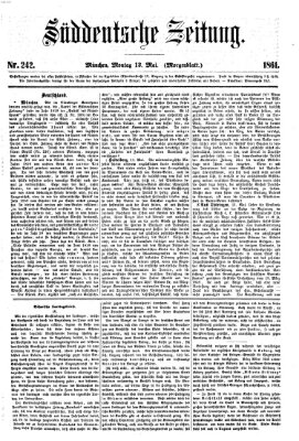 Süddeutsche Zeitung. Morgenblatt (Süddeutsche Zeitung) Montag 13. Mai 1861