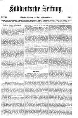 Süddeutsche Zeitung. Morgenblatt (Süddeutsche Zeitung) Dienstag 14. Mai 1861