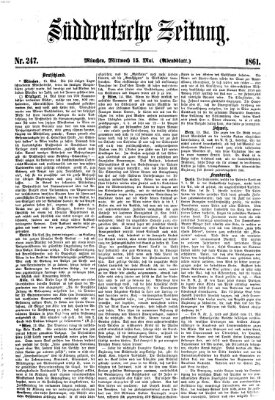 Süddeutsche Zeitung. Morgenblatt (Süddeutsche Zeitung) Mittwoch 15. Mai 1861