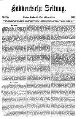 Süddeutsche Zeitung. Morgenblatt (Süddeutsche Zeitung) Dienstag 21. Mai 1861