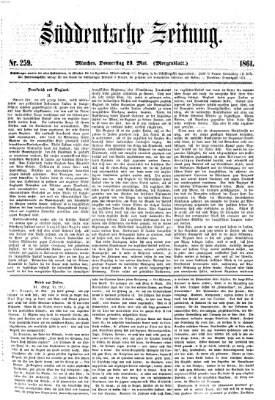 Süddeutsche Zeitung. Morgenblatt (Süddeutsche Zeitung) Donnerstag 23. Mai 1861