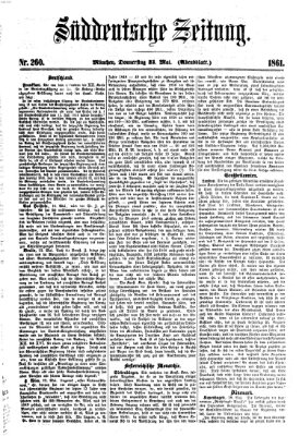 Süddeutsche Zeitung. Morgenblatt (Süddeutsche Zeitung) Donnerstag 23. Mai 1861