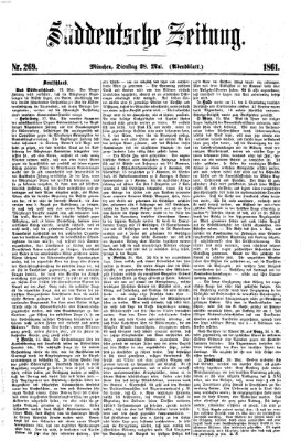 Süddeutsche Zeitung. Morgenblatt (Süddeutsche Zeitung) Dienstag 28. Mai 1861