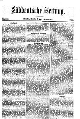 Süddeutsche Zeitung. Morgenblatt (Süddeutsche Zeitung) Dienstag 2. Juli 1861