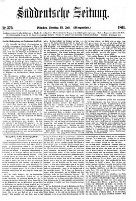 Süddeutsche Zeitung. Morgenblatt (Süddeutsche Zeitung) Dienstag 23. Juli 1861