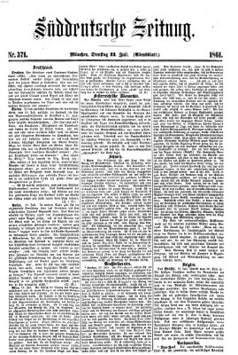 Süddeutsche Zeitung. Morgenblatt (Süddeutsche Zeitung) Dienstag 23. Juli 1861