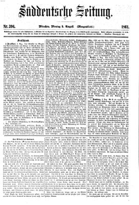 Süddeutsche Zeitung. Morgenblatt (Süddeutsche Zeitung) Montag 5. August 1861