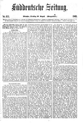 Süddeutsche Zeitung. Morgenblatt (Süddeutsche Zeitung) Dienstag 20. August 1861