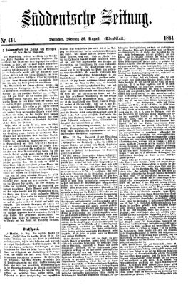 Süddeutsche Zeitung. Morgenblatt (Süddeutsche Zeitung) Montag 26. August 1861