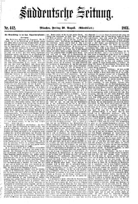 Süddeutsche Zeitung. Morgenblatt (Süddeutsche Zeitung) Freitag 30. August 1861