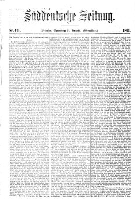 Süddeutsche Zeitung. Morgenblatt (Süddeutsche Zeitung) Samstag 31. August 1861