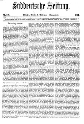 Süddeutsche Zeitung. Morgenblatt (Süddeutsche Zeitung) Montag 2. September 1861