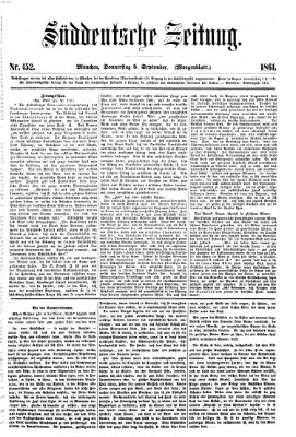 Süddeutsche Zeitung. Morgenblatt (Süddeutsche Zeitung) Donnerstag 5. September 1861