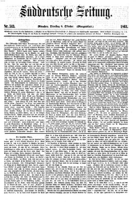 Süddeutsche Zeitung. Morgenblatt (Süddeutsche Zeitung) Dienstag 8. Oktober 1861