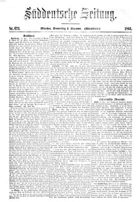 Süddeutsche Zeitung. Morgenblatt (Süddeutsche Zeitung) Donnerstag 5. Dezember 1861