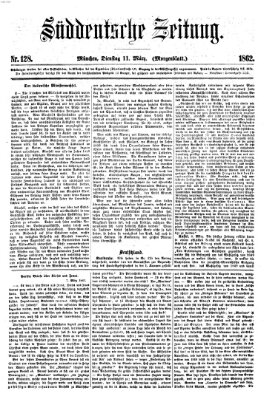 Süddeutsche Zeitung. Morgenblatt (Süddeutsche Zeitung) Dienstag 11. März 1862