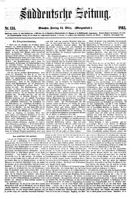 Süddeutsche Zeitung. Morgenblatt (Süddeutsche Zeitung) Freitag 14. März 1862