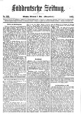 Süddeutsche Zeitung. Morgenblatt (Süddeutsche Zeitung) Mittwoch 7. Mai 1862