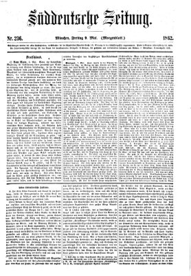 Süddeutsche Zeitung. Morgenblatt (Süddeutsche Zeitung) Freitag 9. Mai 1862