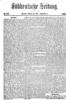 Süddeutsche Zeitung. Morgenblatt (Süddeutsche Zeitung) Montag 12. Mai 1862