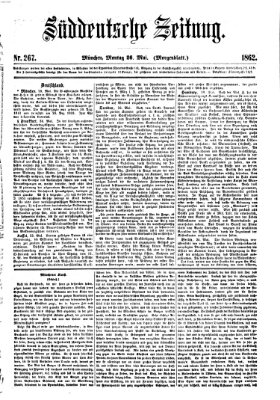 Süddeutsche Zeitung. Morgenblatt (Süddeutsche Zeitung) Montag 26. Mai 1862