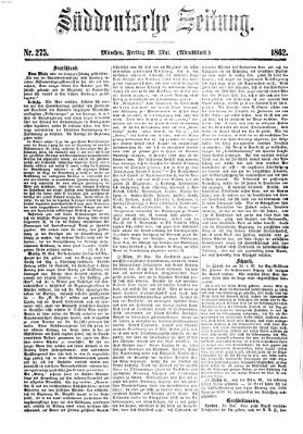 Süddeutsche Zeitung. Morgenblatt (Süddeutsche Zeitung) Freitag 30. Mai 1862