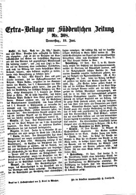 Süddeutsche Zeitung. Morgenblatt (Süddeutsche Zeitung) Donnerstag 19. Juni 1862