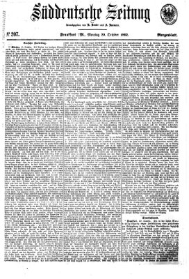 Süddeutsche Zeitung. Morgenblatt (Süddeutsche Zeitung) Montag 20. Oktober 1862