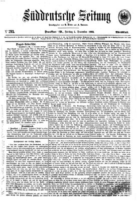 Süddeutsche Zeitung. Morgenblatt (Süddeutsche Zeitung) Freitag 5. Dezember 1862