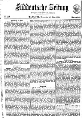 Süddeutsche Zeitung. Morgenblatt (Süddeutsche Zeitung) Donnerstag 12. März 1863