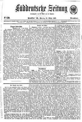 Süddeutsche Zeitung. Morgenblatt (Süddeutsche Zeitung) Montag 23. März 1863