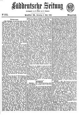 Süddeutsche Zeitung. Morgenblatt (Süddeutsche Zeitung) Sonntag 3. Mai 1863