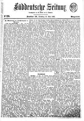 Süddeutsche Zeitung. Morgenblatt (Süddeutsche Zeitung) Dienstag 12. Mai 1863