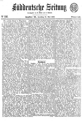 Süddeutsche Zeitung. Morgenblatt (Süddeutsche Zeitung) Samstag 23. Mai 1863