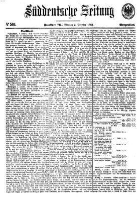 Süddeutsche Zeitung. Morgenblatt (Süddeutsche Zeitung) Montag 5. Oktober 1863