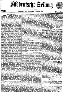 Süddeutsche Zeitung. Morgenblatt (Süddeutsche Zeitung) Sonntag 6. Dezember 1863