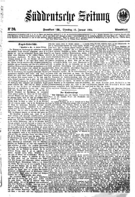 Süddeutsche Zeitung. Morgenblatt (Süddeutsche Zeitung) Dienstag 12. Januar 1864