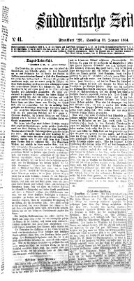 Süddeutsche Zeitung. Morgenblatt (Süddeutsche Zeitung) Samstag 23. Januar 1864