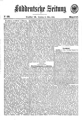 Süddeutsche Zeitung. Morgenblatt (Süddeutsche Zeitung) Sonntag 13. März 1864