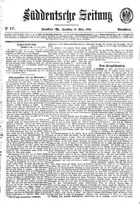 Süddeutsche Zeitung. Morgenblatt (Süddeutsche Zeitung) Samstag 19. März 1864