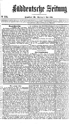 Süddeutsche Zeitung. Morgenblatt (Süddeutsche Zeitung) Montag 2. Mai 1864