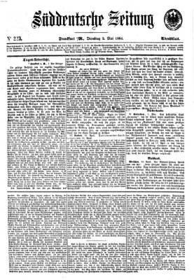 Süddeutsche Zeitung. Morgenblatt (Süddeutsche Zeitung) Dienstag 3. Mai 1864