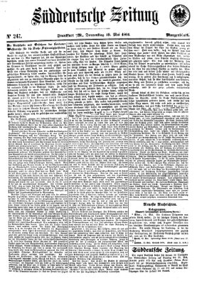 Süddeutsche Zeitung. Morgenblatt (Süddeutsche Zeitung) Donnerstag 19. Mai 1864