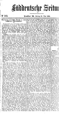 Süddeutsche Zeitung. Morgenblatt (Süddeutsche Zeitung) Freitag 27. Mai 1864