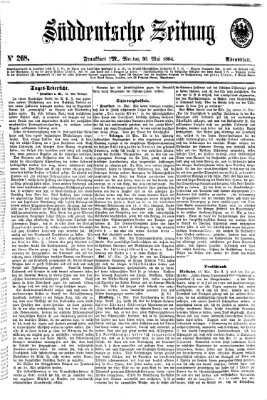 Süddeutsche Zeitung. Morgenblatt (Süddeutsche Zeitung) Montag 30. Mai 1864