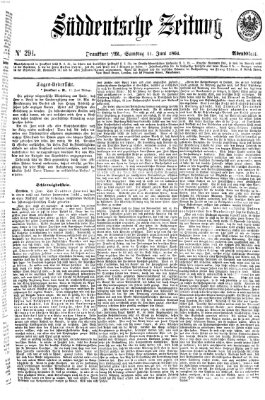 Süddeutsche Zeitung. Morgenblatt (Süddeutsche Zeitung) Samstag 11. Juni 1864